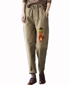 women's winter thick cargo pants