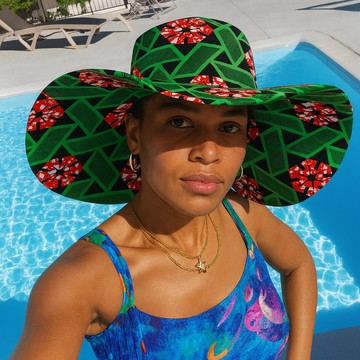 Wholesale Ankara Wide-Brim Sun Hats – Premium African Print Summer Accessories (MOQ 10pcs)