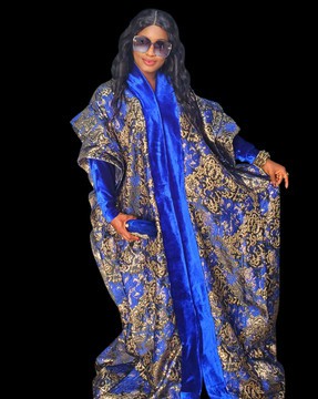 Yasmina Regal African Woman Kaftan Dress For Weddings/Special occasions