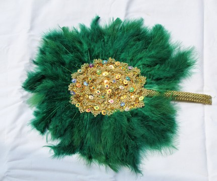 African Feather Hand fan, Brides Hand fan, Wedding Bridal Hand Fan, Traditional Wedding fan