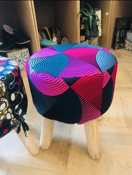 Tabouret en wax