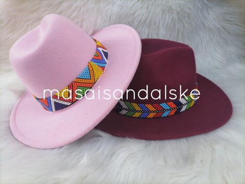 Chapeaux Fedora, chapeau fedora perlé africain