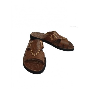 Men's sandal in genuine leather
