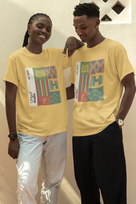 T-shirt unisexe, Kente 03