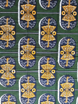 6 YARDS FABRIC WAX ANKARA FABRIC PATTERN: