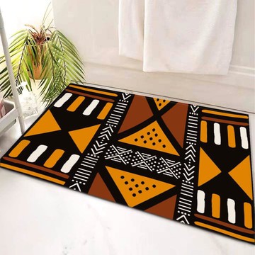 Multicolor Printed Bath Mats Rectangular Bathroom Rugs (LARGER SIZES AVAILABLE)