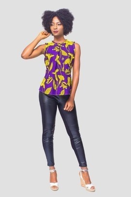 African Print top,Ankara top,Kitenge top,African Womens Clothing, Womens Clothing, Ankara blouse