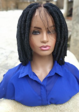 Braids wig,wig for black women,Bob faux locs,free shipping
