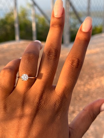 Bague de fiançailles 1 carat