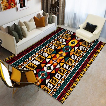 Bogolan African Print Carpet Rug (LARGER SIZES AVAILABLE)