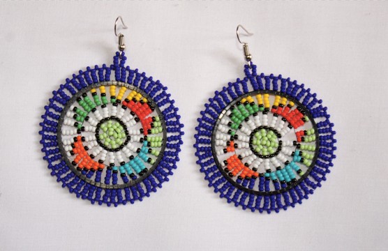 Boucles d'oreille "La ronde de JOBOURG Blanche"