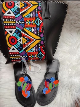 Sandales gladiateur , Sandales femme , Sandale africaine maasai , Sandales longues gladiateur
