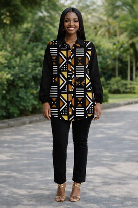 The Nomad Luxe Shirt Dress – Power, Worn Softly
