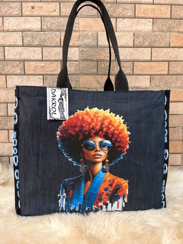 Sexy lady tote bag