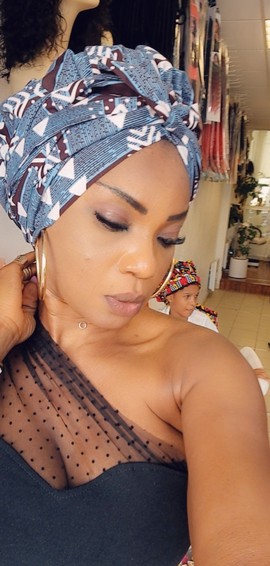 Headwrap / scarf "Bogolan"