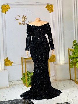 Long sequin dress , prom dresses , sequin dresses, evening gowns