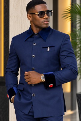 Navy Blue Luxury Suit