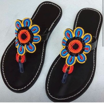 Maasai sandals, summer sandals,beach sandals, beaded sandals, gift for her,african sandals