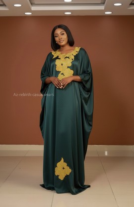 Embroidered boubou women dress