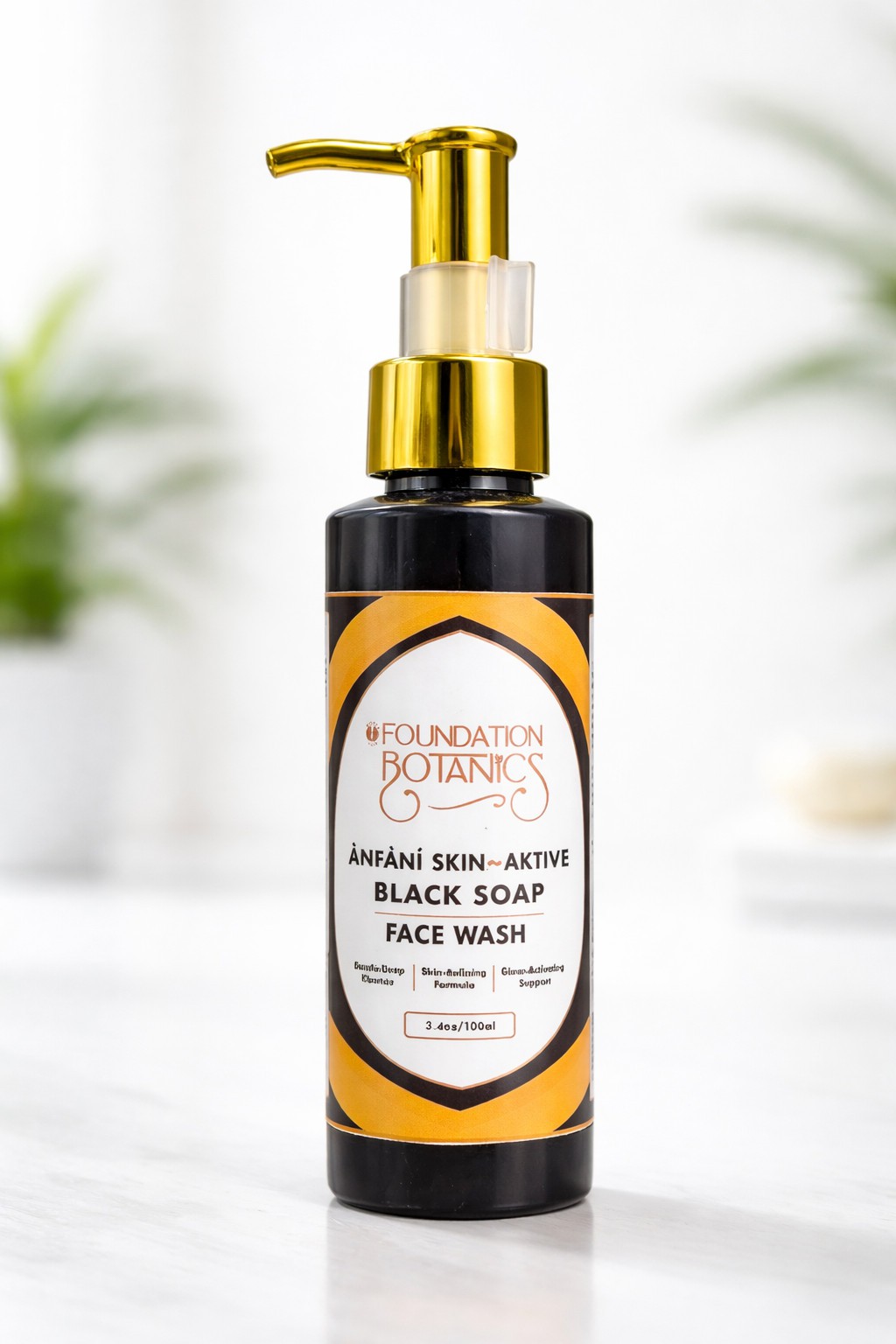 ÀNFÀNÍ BLACK SOAP FACE WASH by heladeandsola - Facial Care - ANKA