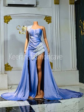 Beaded corset wedding reception dress, luxury evening dress, prom gowns