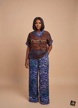 Ensemble deux pièces en batik Boluwatife