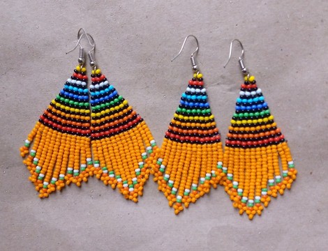 African earrings/ Maasai earrings/ women jewelry/ handmade earrings