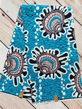 6 YARDS UNLIMITED EDITION WAX GOLD ANKARA FABRIC PATTERN: DISC