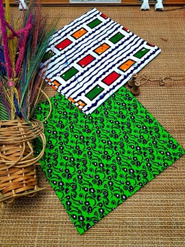 Wax Africain Ankara 004 100% coton 6 yards