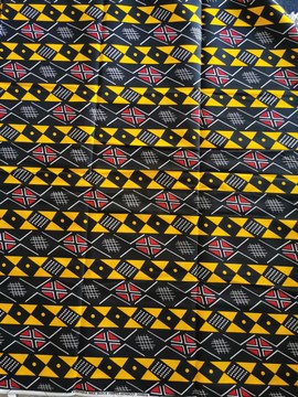 COUPON AFRICAN WAX FABRIC PATTERN: