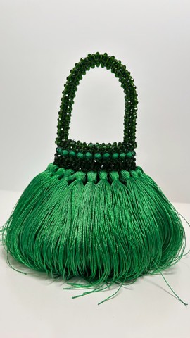 Rena tassel bag NYFW