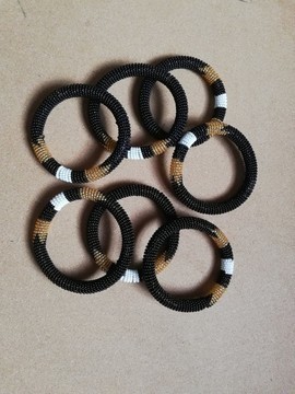African African Zulu beaded bracelet, Beaded bracelets for women, Roll on bracelets, Gift for her