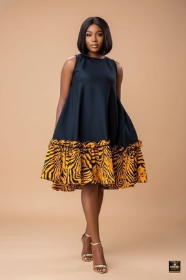 Robe midi trapèze Nifemi
