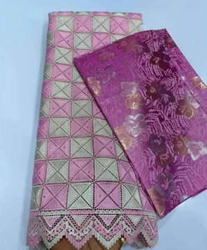 Tissu en dentelle cordée, 5 yards
