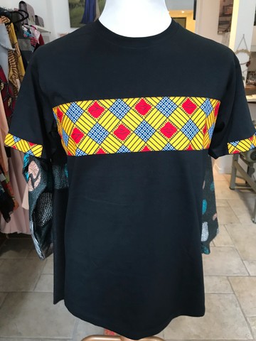 T-shirt mixte « Matonge » noir