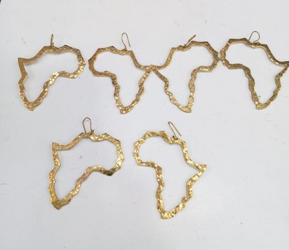 Boucles d'oreilles africaines/ bijoux pour femmes/ boucles d'oreilles faites à la main