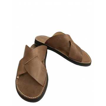 Men's sandal in genuine leather