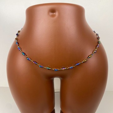 Bayas , perle de taille, bine bine , binbin , bijoux de ventre , perle de hanches, bijoux fait main