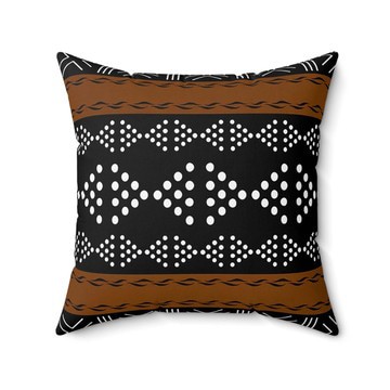 Cultural Unique Bath Mat White and Black Bathroom Rug (LARGER SIZES AVAILABLE)