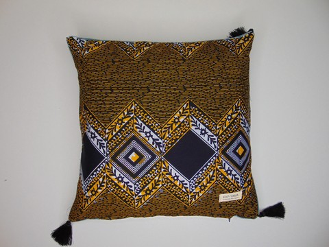 Coussin Wax Fait main