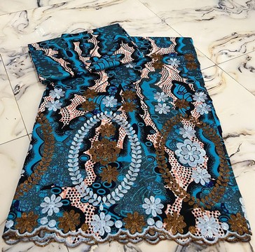 Embroidery Grand Glitter Super wax Vlisco/ Ankara Print