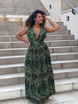 LONG WAX DRESS Baya