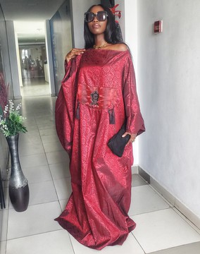 Rima Embellished Kaftan Dress For Weddings/Special occasions