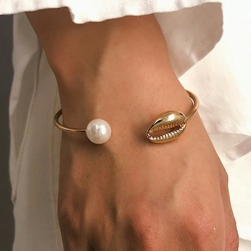 Bracelet "cowries of gold"