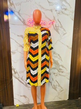 Ankara work dress, mid lengths dress, midi dress, short dress