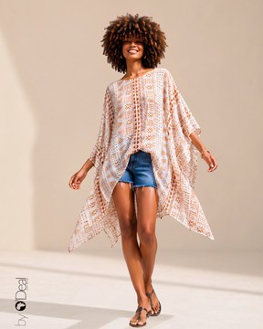 Asymmetric Chiffon Tunic