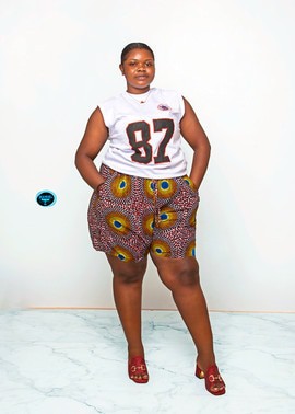 Manuel Fashion Ankara Shorts