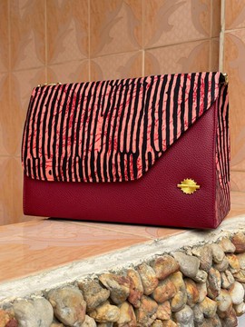 Wax fabric bag