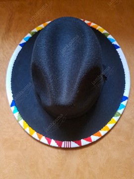 Fedora hats, beaded african hats, women hats