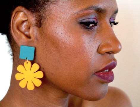 Earrings "BARIOLEE ESPACEE"